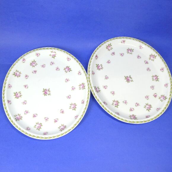 Harrod’s Theodore Haviland Limoges France - 2 Oval Platters Floral Rose Vintage - Picture 1 of 8